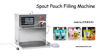 How to use Spout Pouch Filling Machine [upl. by Logan]