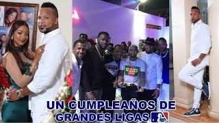 Asi se celebra el Cumpleaños de un Grandes Ligas Por todo lo alto Resumen Francisco Liriano [upl. by Allesig]