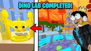 The New Dino Lab Tycoon Is AWESOME Pet Sim 99 [upl. by Mascia126]