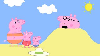 Peppa Pig in Hindi  Samudr Tat  हिंदी Kahaniya  Hindi Cartoons for Kids [upl. by Ylas104]