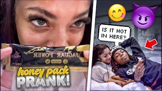 HONEY PACK PRANK ON ASKKJ 🔥🔥 gets spicy [upl. by Farica672]