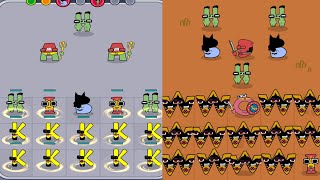 Merge Alphabet 2D Fusion Fight Max Level Merge Gameplay [upl. by Norok]