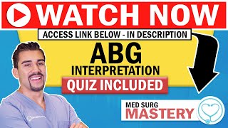 ABG  Arterial blood gas interpretation made simple in 8 minutes RN LPN LVN for NCLEX [upl. by Chui]