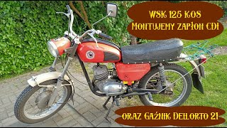 WSK 125 KOS montaż zapłonu CDI oraz gaźnika quotzamiennikaquot Dellorto 21 Jak to działa i odpala [upl. by Cad388]