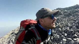 Taygetos summit 2407m  Ταύγετος ανάβαση κορυφής 2407μ [upl. by Ahtiekal]