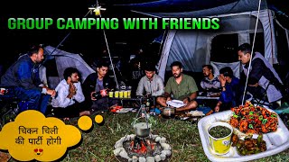 Group Camping In Rainy Forest Of India  Camping amp Cooking With Friends  vlog [upl. by Rotman965]