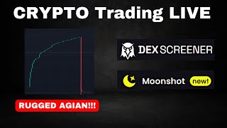 Live Crypto Trading Moonshot Tokens on Dex Screener [upl. by Jeavons575]