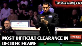 Mark Williams Vs Tom Ford Decider Frame Tour Championship 2024 Highlight [upl. by Gilburt]