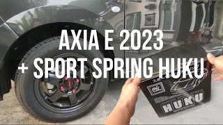 Axia E Rahmah Pasang Sport Spring HUKU 2023 [upl. by Arayk]