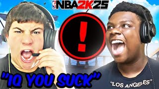 I 1V1 THE BIGGEST CRASH OUT IN NBA2k25 HISTORY LOSER HAS TO LEAVE THE 2K COMMUNITY [upl. by Ynos]