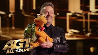 Ventriloquist LEGEND Terry Fator on AGT AllStars  shorts [upl. by Aidas]