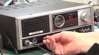 Audioline PT345 CB2781 CB radio base station  On The Air test [upl. by Ordnaxela]