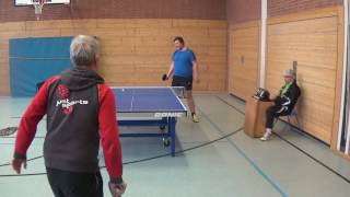 Wehr vs Stengel 1 Tischtennis Kreisliga 2 CVJM Unterasbach 3 vs Langenzenn 20170218 8 [upl. by Duma976]