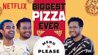 The Biggest Pizza Pt 1 ft Tovino Thomas Basil Joseph amp Abish Mathew  Menu Please  Minnal Murali [upl. by Ihab]