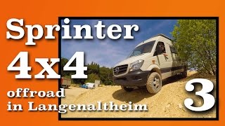 Sprinter 4x4 offroad in Langenaltheim  Part 3 [upl. by Rory]