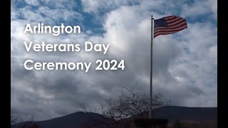 Arlington Veterans Day Ceremony 2024 [upl. by Aneeled867]