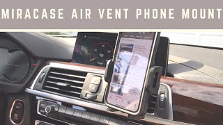 Miracase Car Vent Phone Holder 2019 version  Holds your phone nice and tight [upl. by Otreblada292]