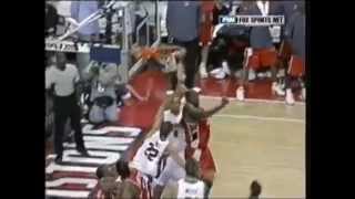 Tayshaun Prince Dunks on Emeka Okafor for Double OT Win [upl. by Ttebroc]