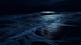 Soothing Ocean Waves for Sleeping 🌊 Dark Screen for a Restful Night  24 Hours Sleep Sounds [upl. by Nywg]