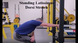 Latissimus Dorsi Lat Standing Stretch [upl. by Nottirb485]