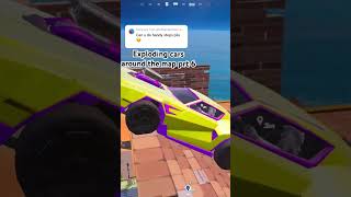 Exploding cars prt 6 Sandy Steps fortnite 200pumpedbtw fortnitememes fortniteclips like sub [upl. by Hawken]