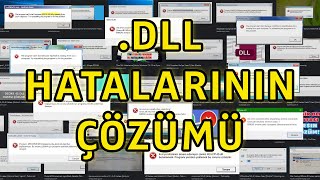 TÜM DLL HATALARI NASIL DÜZELTİLİR KESİN ÇÖZÜM  OYUNLARDA DLL HATASI DÜZELTME [upl. by Akym243]