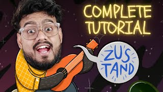 Zustand  Complete Tutorial  with Project  🔥🔥 [upl. by Charlie]