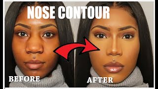 VERY DETAILED HOW TO NOSE CONTOUR TUTORIAL  VanessaK7 [upl. by Nelyaw]