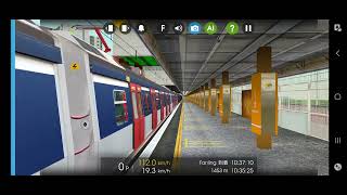 Hmmsim 2 MTR MLRTrain Departing at Sheung Shui Station [upl. by Caz]