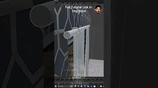 Creating a Curtain in Blender  FastForward Reel reels blender [upl. by Athena]