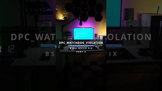 BSOD quick fix DPCWATCHDOGVIOLATION PART 2 shorts [upl. by Esinehc]