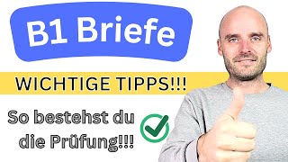 B1 Briefe  So bestehst du die Prüfung 💪 [upl. by Namsu]