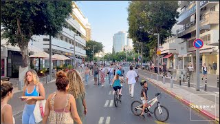 70 Minutes Tel Aviv streets during Yom Kippur [upl. by Egief]