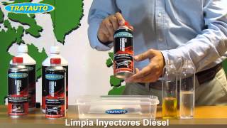 Limpia Inyectores Antihumos Diesel TRATAUTO [upl. by Inalaeham]