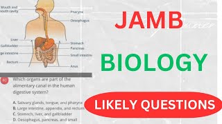 JAMB Biology Likely Questions biology jamb waec [upl. by Selym]