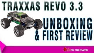 Traxxas Revo 33 Unboxing amp First Review [upl. by Nivek]