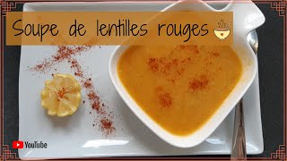 شوربة العدس الاحمر التركية السهلة واللذيذة soupe de lentilles rouges turque [upl. by Esinereb974]