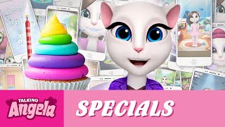 My Talking Angela’s Anniversary and Gameplay Easter Egg [upl. by Auqkinahs66]