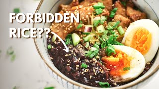 Healthier Alternative To Congee  Black Rice Congee Recipe [upl. by Laurence786]