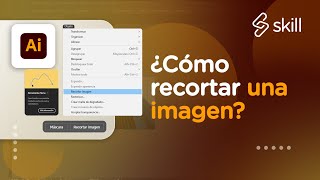 Cómo recortar una imagen en Illustrator [upl. by Armil563]