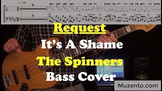 Its a Shame  The Spinners  Bass Cover  Request [upl. by Ahsied]