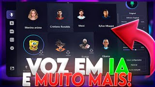 O MELHOR MODIFICADOR DE VOZ COM VÁRIAS VOZES FEMININAS E DE FAMOSOS  MUITO REAIS🎙️🚀 [upl. by Nysila]