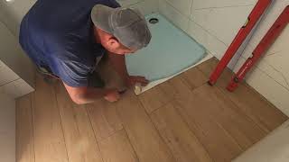 Jak szybko zamontować brodzik prysznicowy w podłodze łazienki  How to quickly install a shower tray [upl. by Ferro]