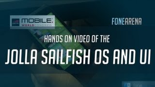 Jolla Sailfish OS and UI hands on [upl. by Kcirddor851]