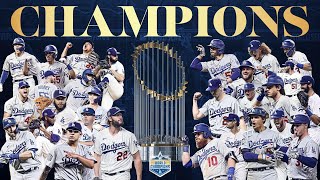 Los Angeles Dodgers 2020 World Series Champions Highlights [upl. by Gracia]