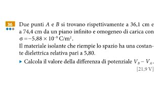 Deduzione del Campo Elettrico dal Potenziale problema •N 36 pag 223• [upl. by Nerred]