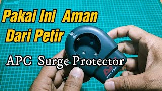 PAKAI INI AMAN DARI PETIR  APC SURGE PROTECTOR ESSENTIAL 1 OUTLET [upl. by Suolhcin]