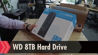 Unboxing WD Easystore Hard Drive 8TB [upl. by Amelia]