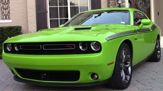 2015 Dodge Challenger RT Review Start Up amp Revs [upl. by Yadroc]