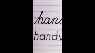 Ordentliche und saubere englische Handschrift  Englische erstaunliche Handschrift 1 Shorts [upl. by Annawyt43]